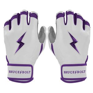 Chrome Series Short Cuff Batting Gloves - Purple
