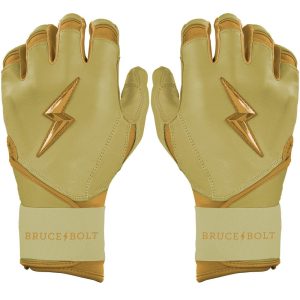 Gold Series Long Cuff Batting Gloves - Gold